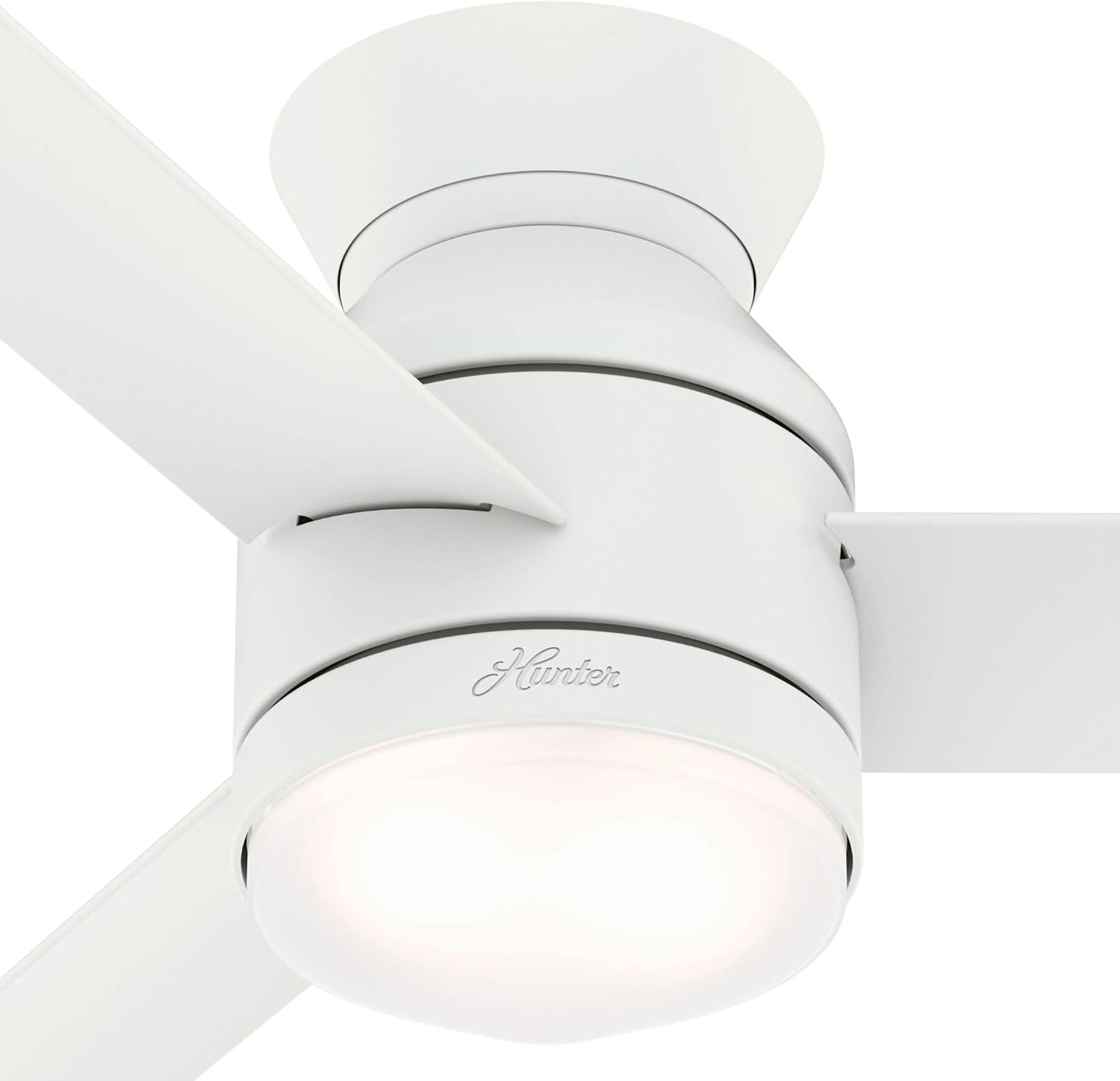 Hottest Sales Hunter Dublin Low Profile Indoor Ceiling Fan with LED Light and Remote Control, 44, Matte White Top Rated Hunter Dublin Low Profile Indoor Ceiling Fan with LED Light and Remote Control, 44, Matte White
