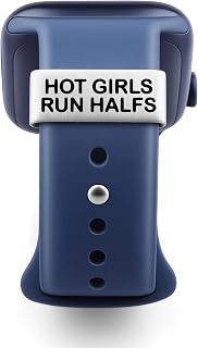 TIIMG Running Club Gift Sports Lover Marathon Training Inspirational Gift Slow Runner Race Day Watch Band Charm