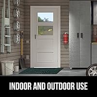 Vista 9 de Gorilla Grip WeatherMax - Tapete para todas las estaciones 100% impermeable, 23 x 35 pulgadas, goma natural duradera, resistente a manchas y Verde