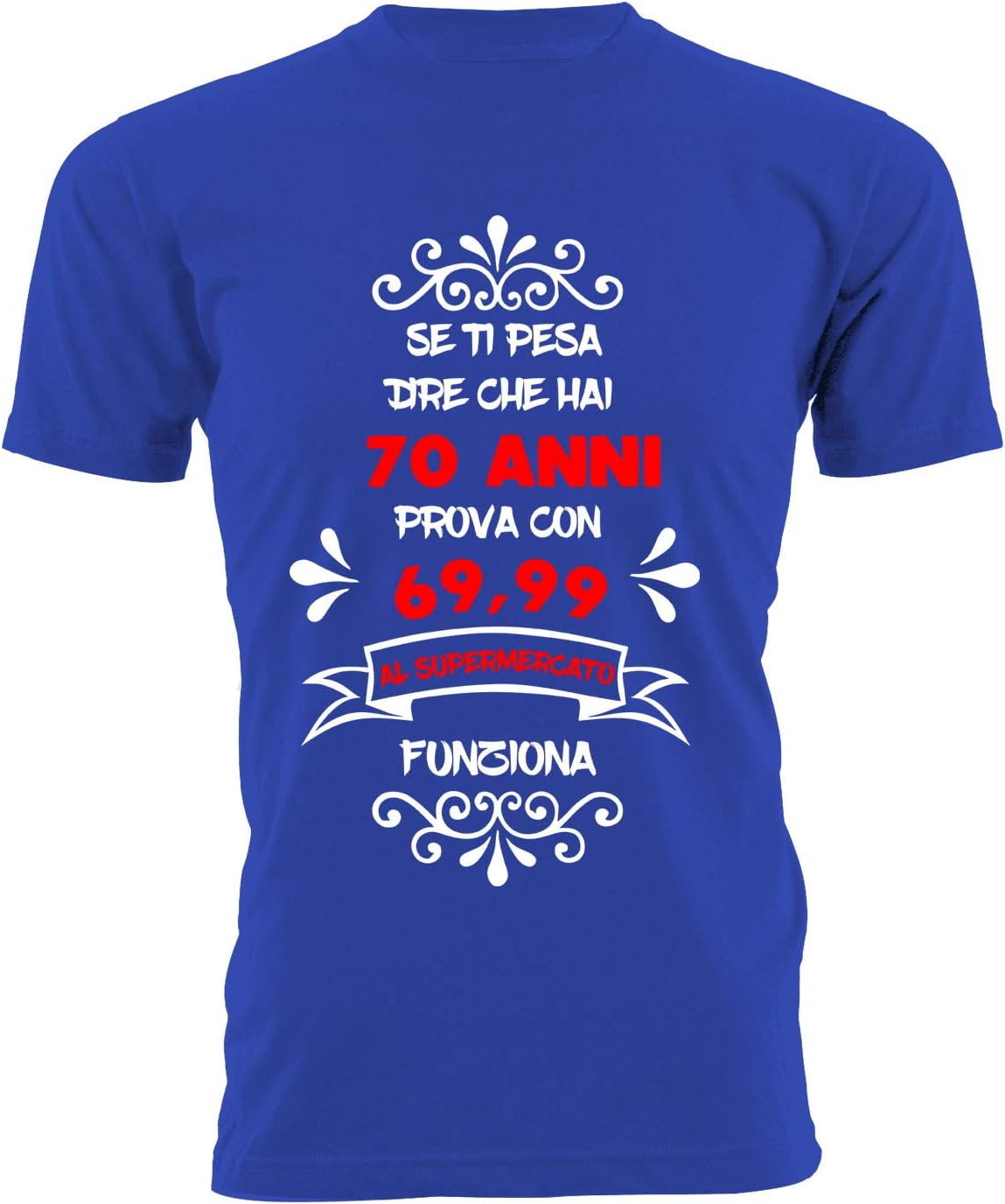 I Love 69 Maglietta Doppio Senso Divertente T-Shirt da leggere al contrario