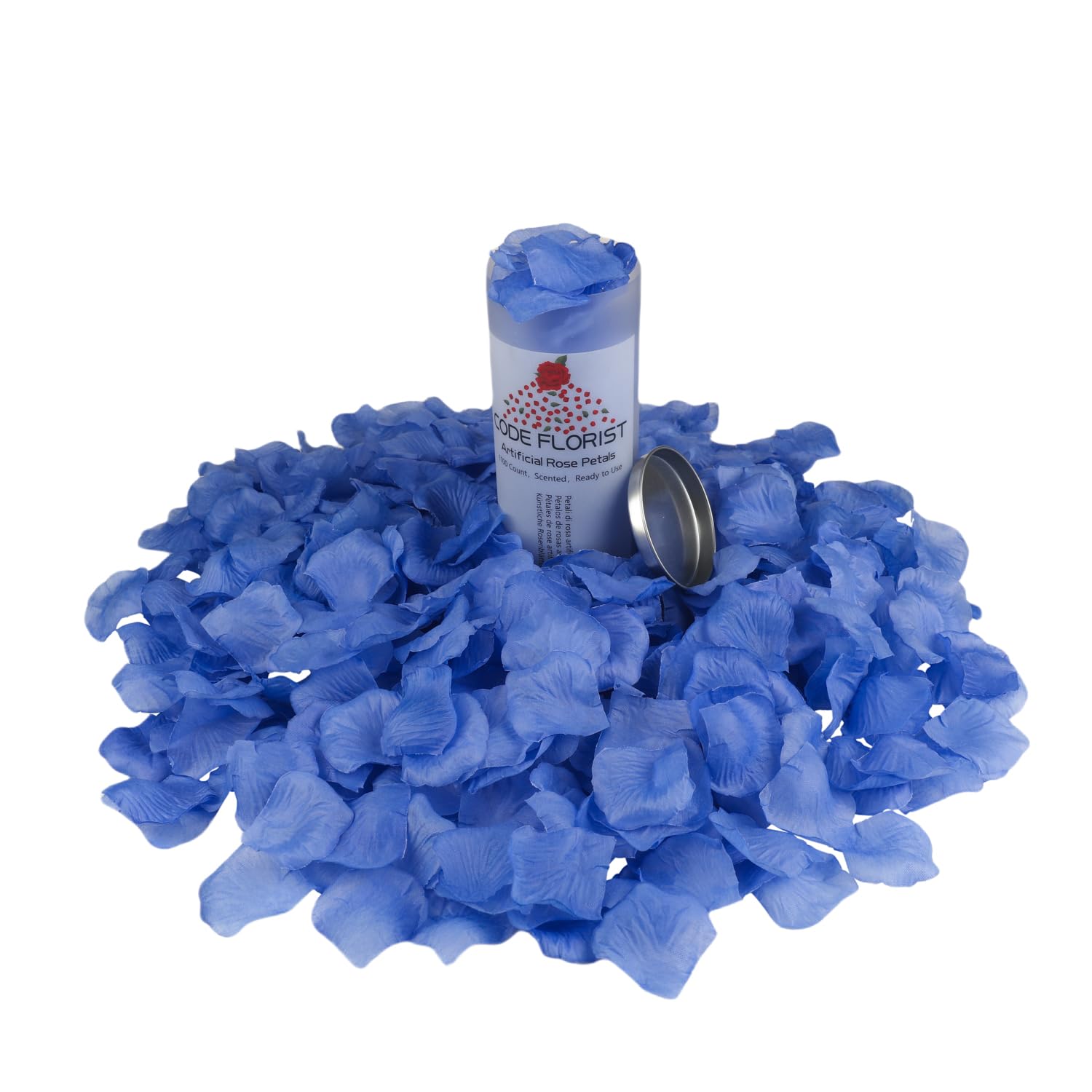 Pétales De Rose Artificiels En Soie – 1500 Pièces Bleues Pour Mariage, Saint-Valentin & Décoration Romantique