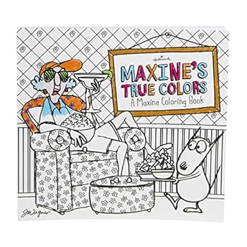 Toy Maxine's True Colors Coloring Book for Adults from the Hallmark Creative Collection – 45 Sheets to Color Book