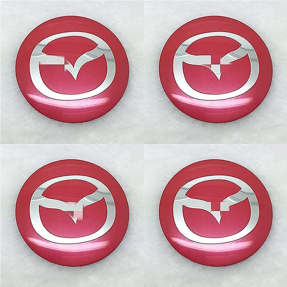 Capuchons centraux de moyeu 65mm en ABS pour jante de Mazda