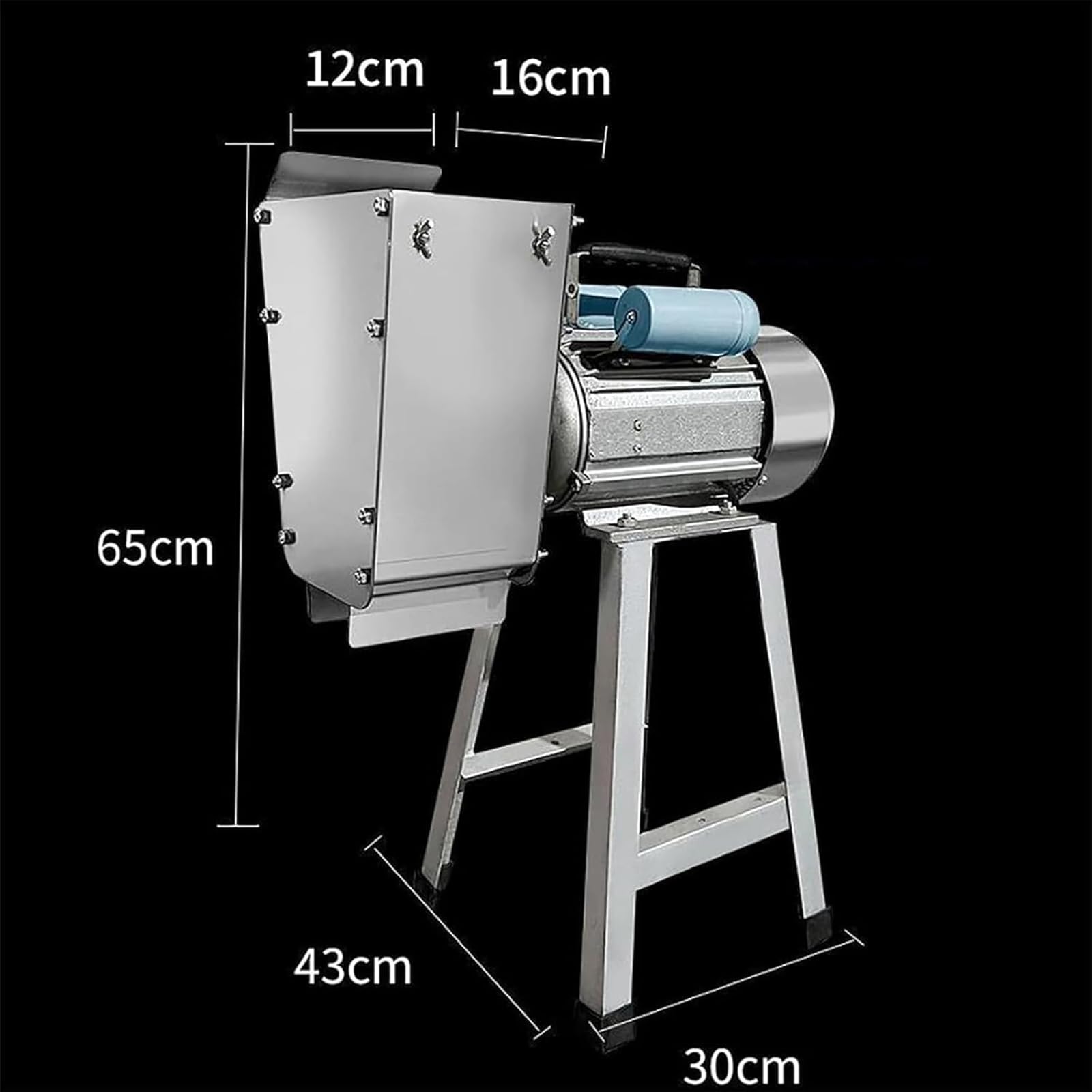 MObyat Presse-purée en Acier Inoxydable 1100 W, Presse-purée Électrique, Sortie : 100-200 Kg/h/Haute Efficacité/résistance À Haute Température, pour Pommes De Terre/tomates