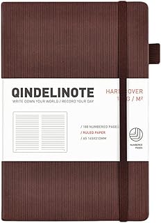 QQZSG メモ帳 ノートブック A5 ノートダイアリー 横罫線入り シンプル PUレザー 手帳 日記帳 中型ノート 筆記用紙 1ブラウン 96枚 ペンホルダー付き ノート 文房具 オフィス 事務用品 学生 ビジネス 社会人用 事務用品 お仕事 昇進お祝い