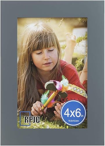 Miniatura 2 de Marco Rpjc de fotos, hecho de madera maciza, cristal de alta definición para mesa y pared, 3.5 x 5 pulgadas