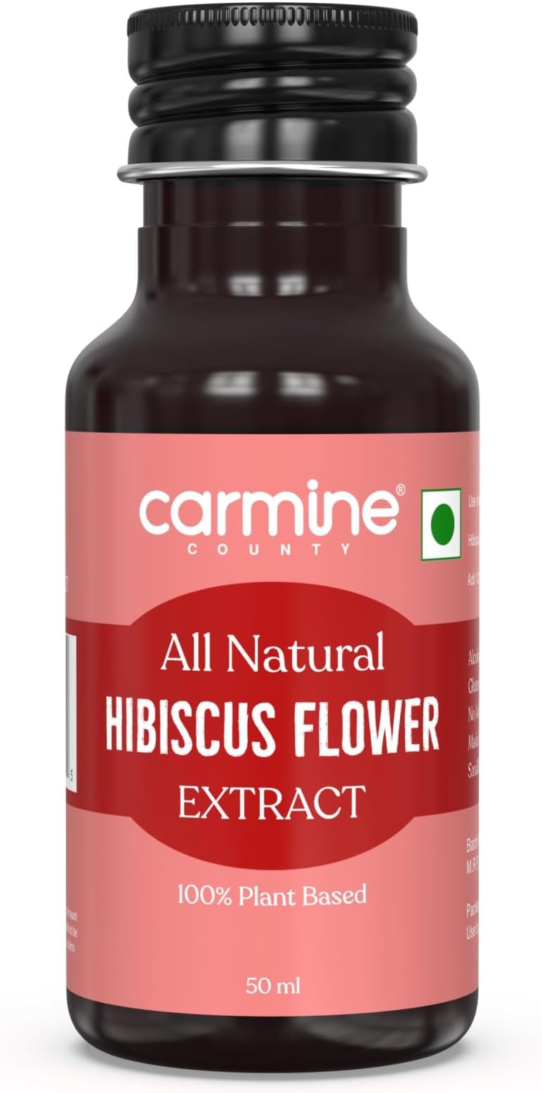 All Natural Hibiscus Flower Extract, 50 ml