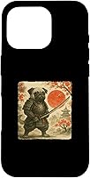 Vista 20 de Pug Samurai Japanese Warrior Costume Sumi-e Art Funny Case for iPhone 16
