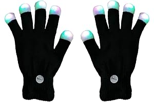 7 Colors Light Show LED Gloves: Illuminate Your Nights!