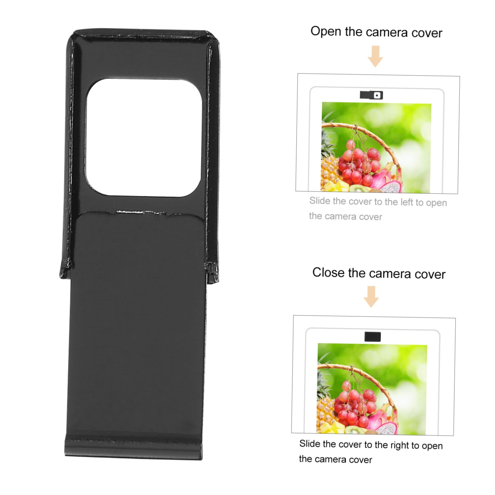 DOITOOL Cámara para Computadora 8 Piezas Cubierta de la cámara Webcam Cover Cubierta Webcam computadora portátil Tapa de protección Ordenador portátil d1 Diapositivas de Aluminio