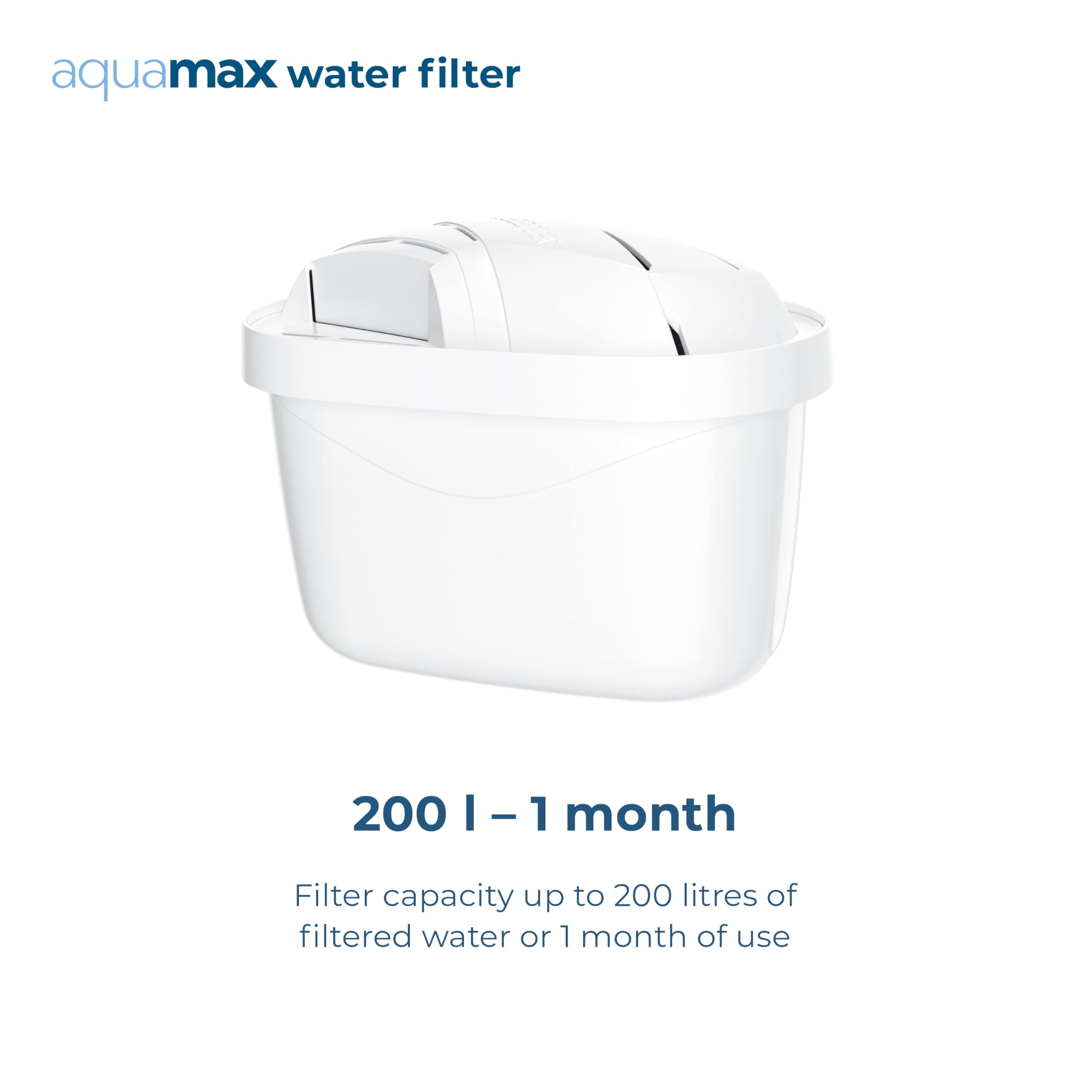 Wessper Aqua Max Basic, dzbanek do wody 2,5 l, zestaw dzbanków na wodę i 2 filtry, kompatybilny z Brita Maxtra, system filtracji wody, redukcja wapna, chloru – mięty