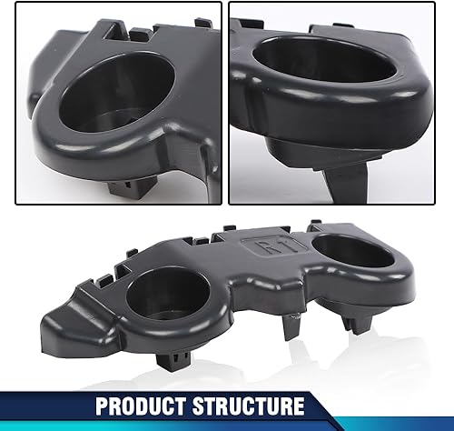 Miniatura 31 de PIT66 Soporte de parachoques delantero compatible con Hyundai Sonata 2011-2015 2 piezas soporte de parachoques delantero izquierdo y derecho