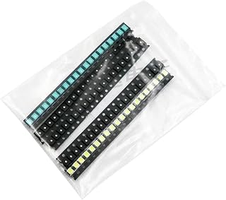 QZROPXOH Kit de 100 LED SMD 1210, Rojo, Amarillo, Verde, Blanco y Azul, componentes electrónicos(5colors x 20 pcs)