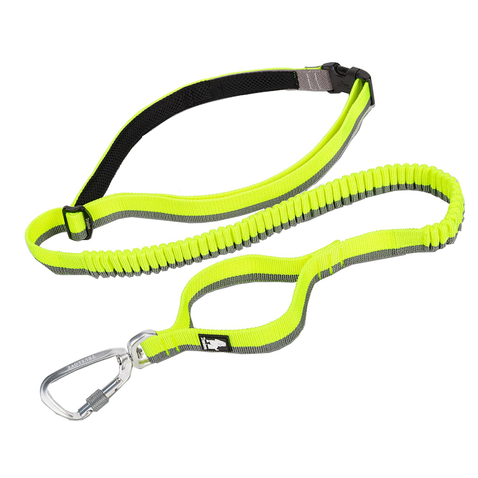 Laisse de chien élastique TRUE LOVE TLL2271 jaune fluo taille L