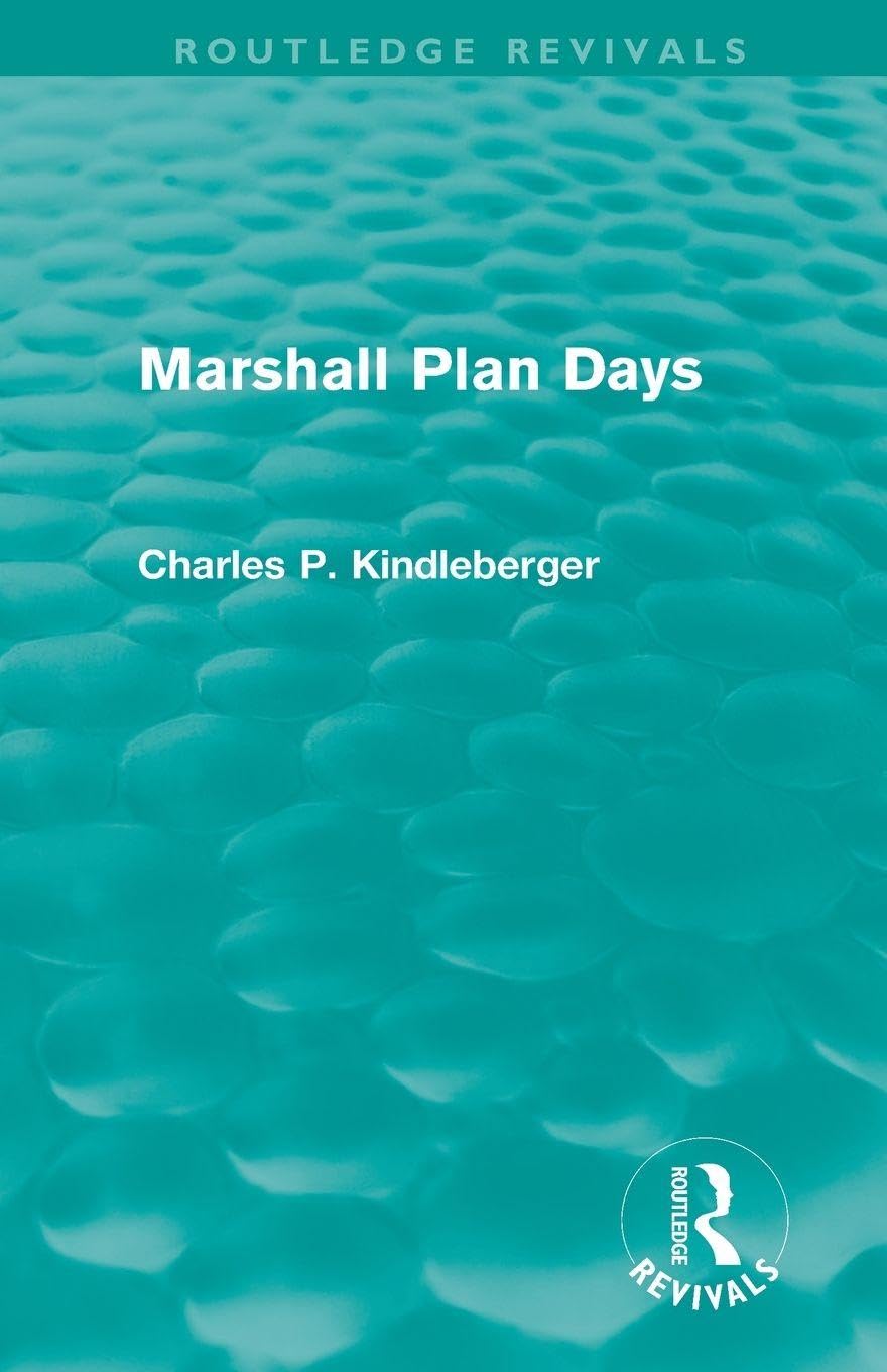 Marshall Plan Days (Routledge Revivals)