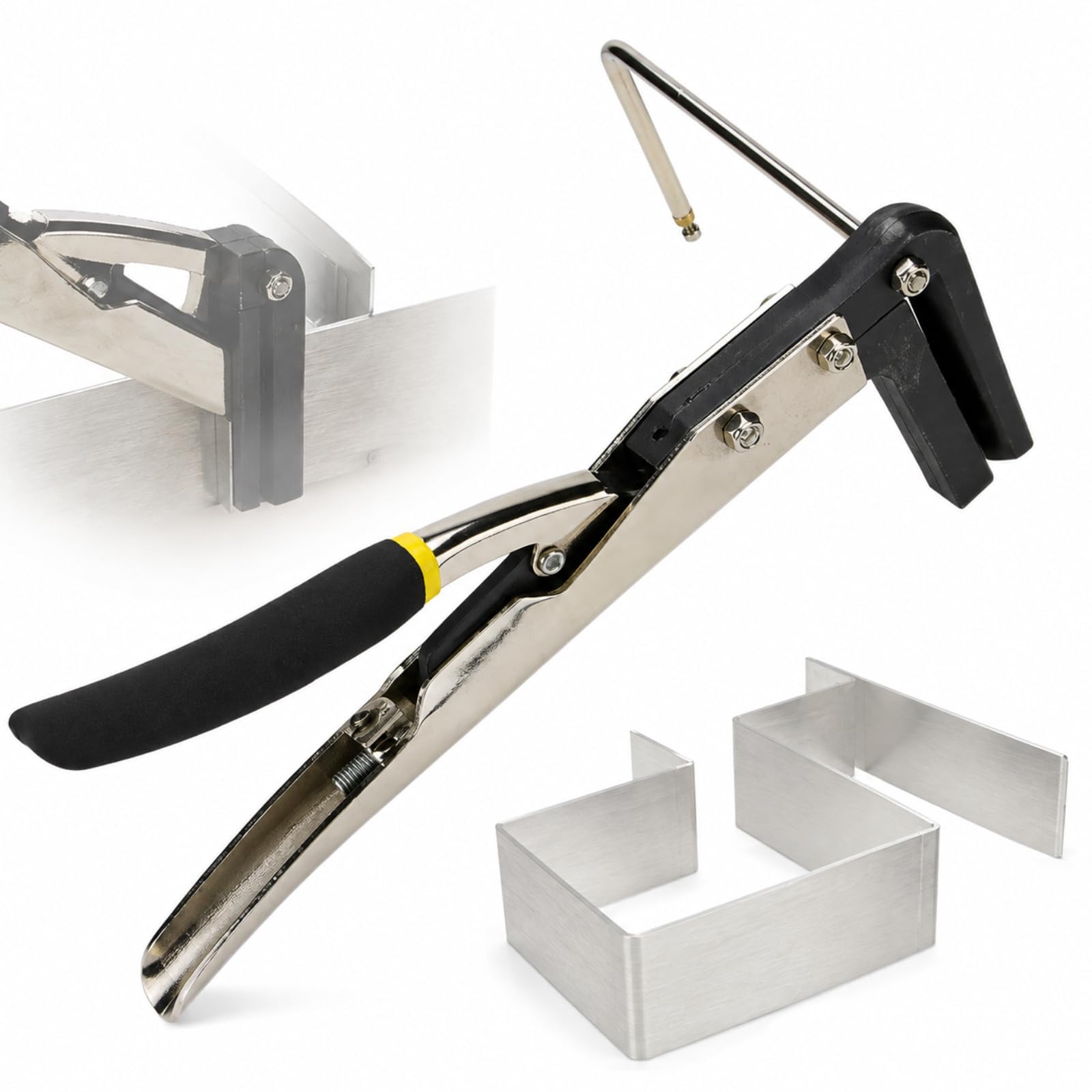 Pinza Manuale per Piegare Strisce di Lettere in Metallo, Dispositivo per Piegare Lamiere Piatte in Alluminio E Acciaio Inossidabile con Pressione Regolabile, per Bordi di 8cm