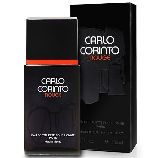 Rouge By Carlo Corinto For Men. Eau De Toilette Spray 3.3 Ounces