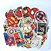 XCVBN Anime Super Hero Stickers Marvel Suitcase Trolley Case Stickers Superman Batman Graffiti Sticker for Skateboard Luggage 50Pcs