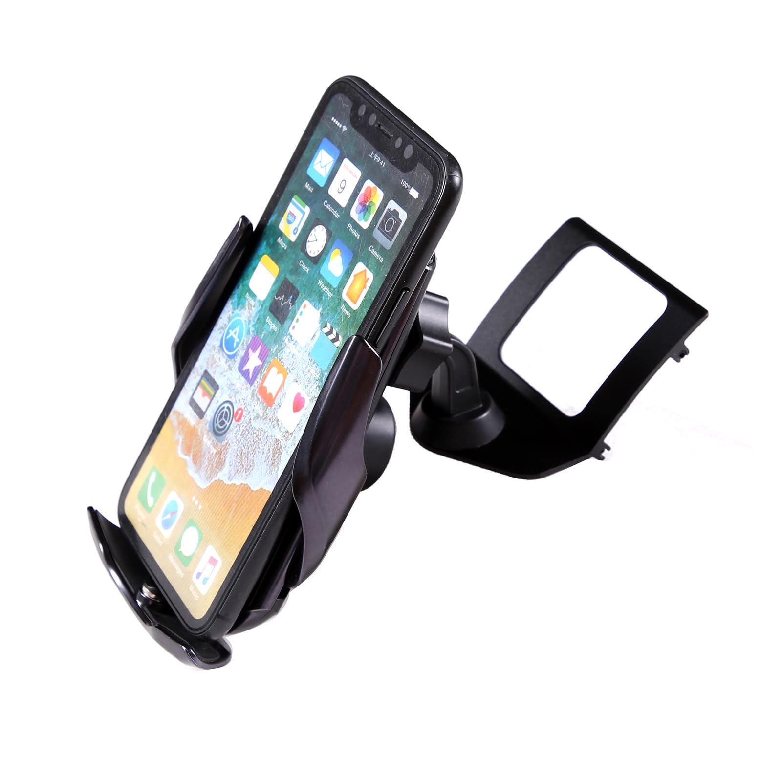 360-Degree Rotary Magnetic Cell Phone Holder For BMW 3 Series & M3 E90 E91 E92 E93 – Black
