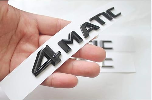 Miniatura 2 de Emblema para letras de tronco negro brillante para Mercedes Benz GLE43 GLE63 GLE450 AMG GLE320 GLE400 GLE500 GLE550 4MATIC (GLE550)