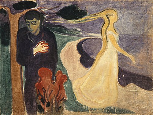 Cuadro Separation Edvard Munch mediano enmarcado para decoración interior 2