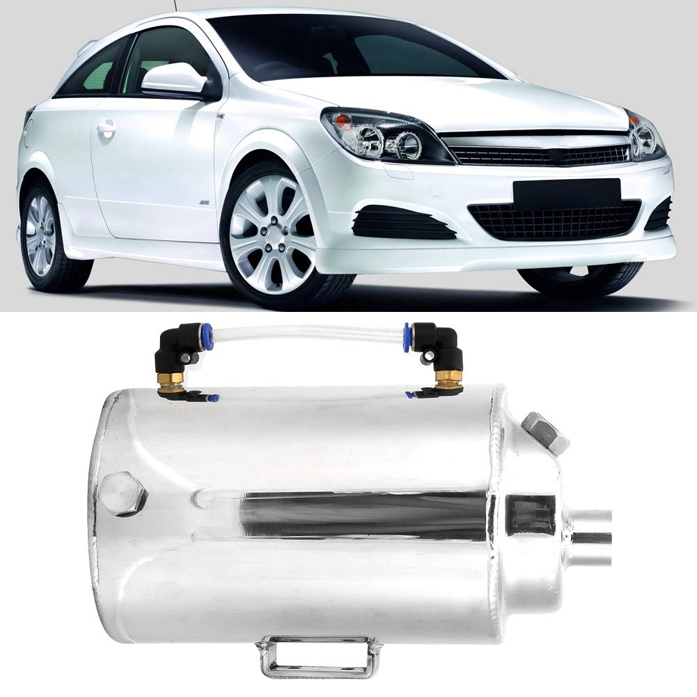 Tanque De Almacenamiento De Combustible De Motor Universal De 2L, Depósito De Lata, Filtro De Ventilación, Lata De Captura De Aceite De Motor, Aleación De Aluminio Para Automoción