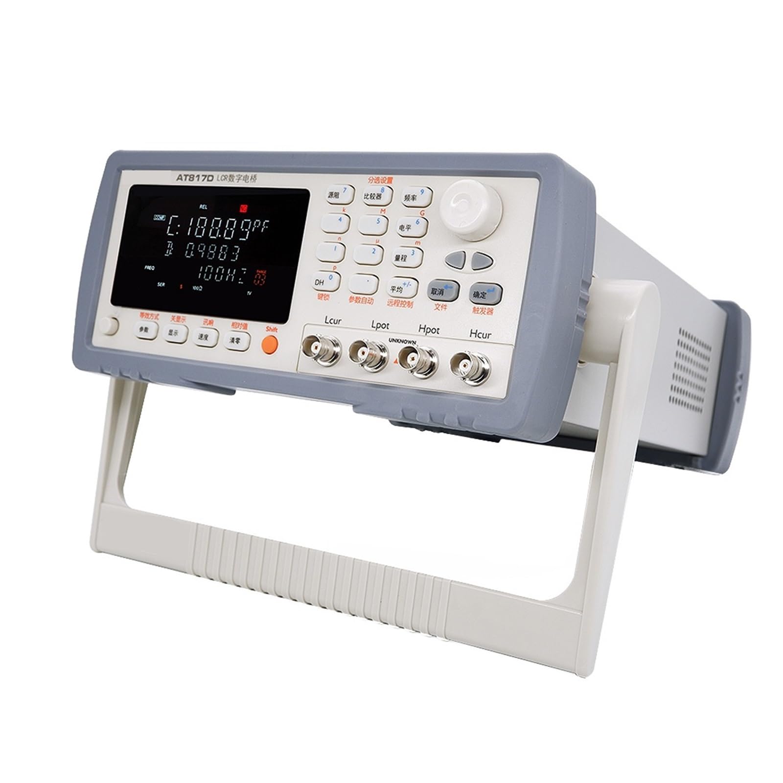 Mthckxjbsuz One Color Oscilloscope, 50Hz~100Khz Digital Precision Lcr Meter At817d