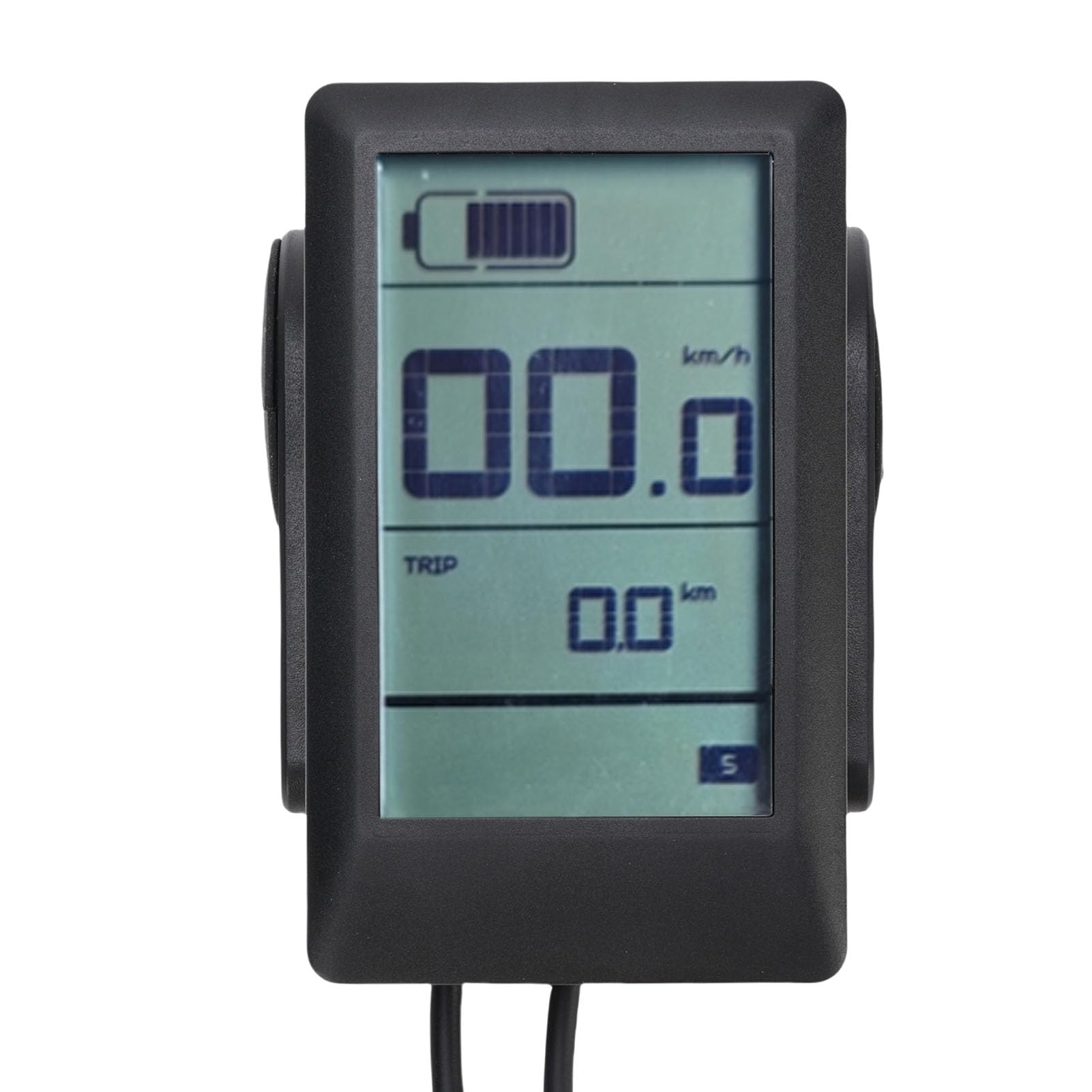 Misuratore Display LCD Retroilluminato per Bici Elettrica per Motori Mid Drive Costruzione Robusta Impermeabile per Appassionati di Ciclismo All'aperto Materiale PC