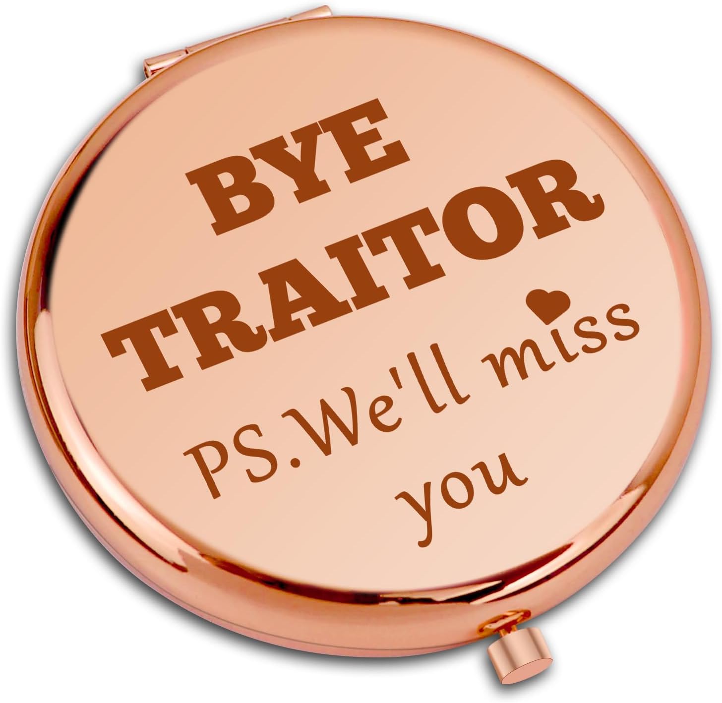 Dabihu Funny Colleague Leaving Gifts for Women Compact Makeup Mirror Going Away Gifts for Her