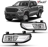 Vista 2 de Winjet Luces antiniebla aptas para modelos Nissan Frontier S/SV 2022-2025 solamente, lámpara antiniebla OEM con bombillas halógenas H8 de 12 V 35 W