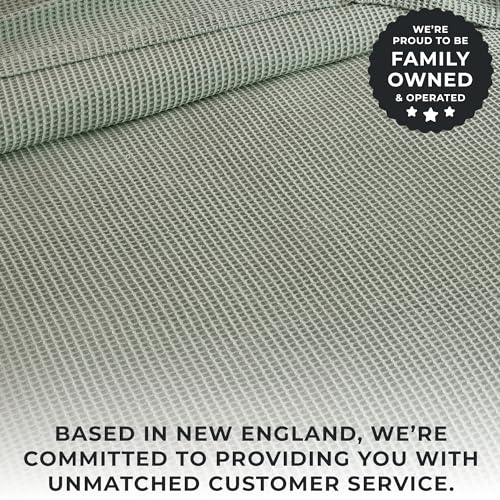 100% Cotton Blanket for Full Queen Size Bed - Green Waffle Weave Lightweight Summer Bed Blanket - 90x90in Prewashed Breathable, Woven, Layering Blanket (Full/Queen, Eucalyptus) - Thumbnail 5