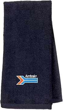 Daylight Sales Amtrak Arrow Embroidered Hand Towel Navy [221]