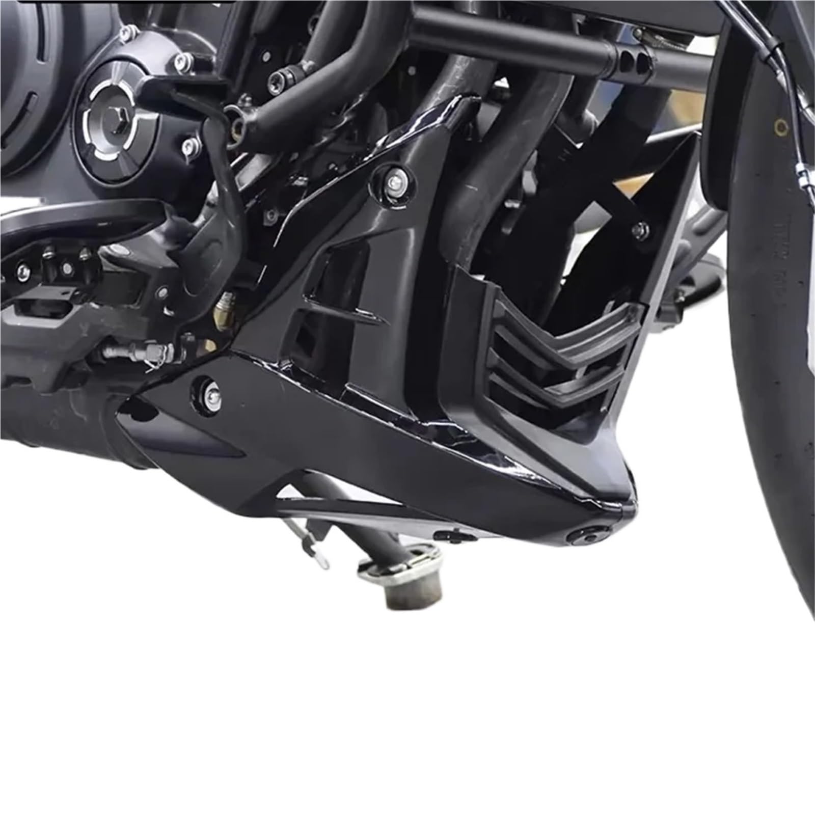 Osłona Podwozia Motocykla Do VOGE CU525 zmodyfikowana dolna płyta ochronna silnika Akcesoria dekoracyjne do metalowej obudowy deflektora Podwozia Motocykla(Battle Style)