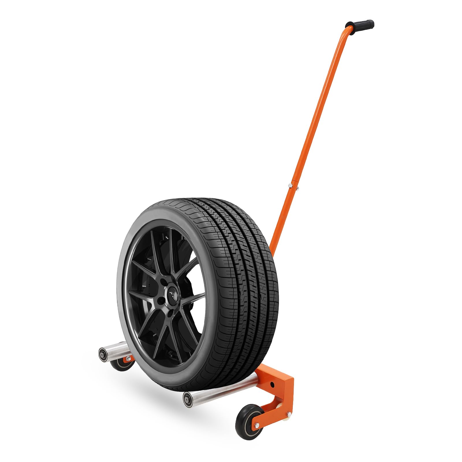 Heavy Duty Adjustable Tire Wheel Dolly, Rolling Wheel Dolly, Tire Lift Tire Moving Tool Cart Dolly for Changing Car, Truck, Skid Steer, ATV, and Trailer Tires, Tire Dolly for Workshop Garage