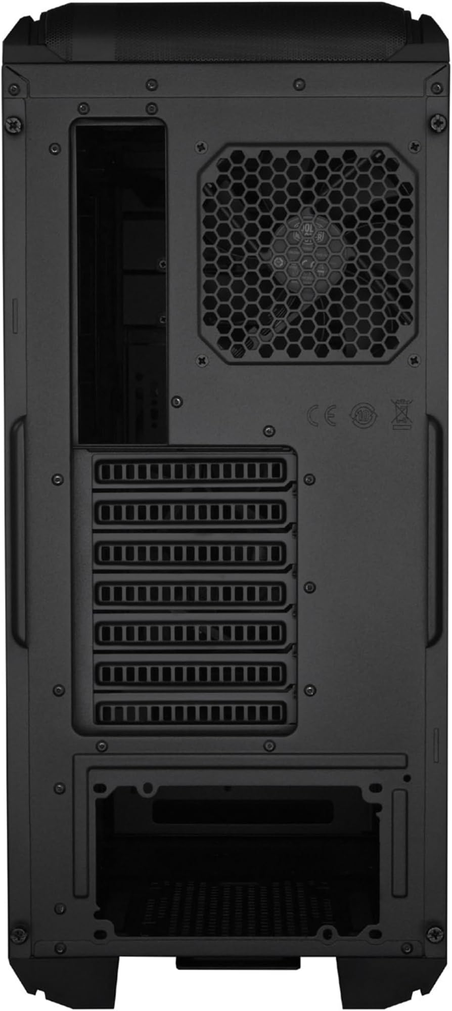 Cooler Master MasterBox NR600P ATX Mid-Tower with Front Mesh Ventilation, Minimal Design, Tempered Glass Side Panel and Single Headset Jack (MCB-NR600P-KNNN-S00)