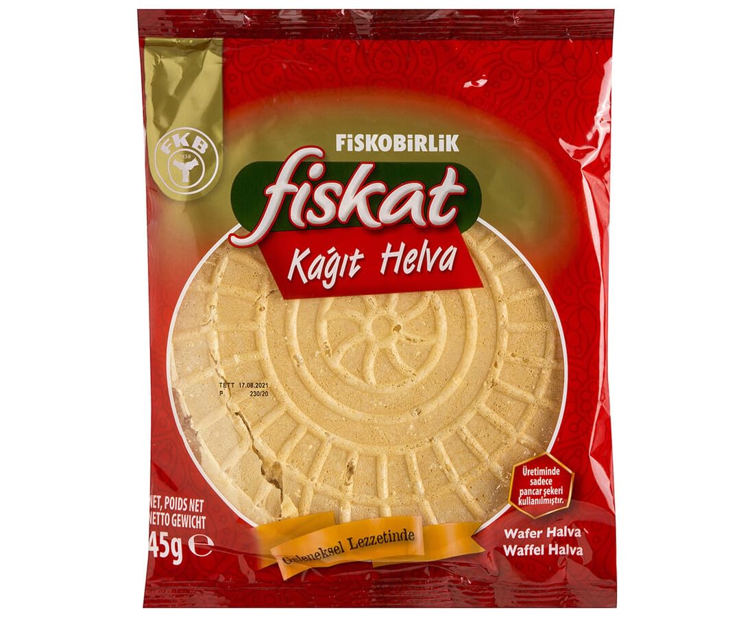 Fiskobirlik Fiskat Sade Kağıt Helva 45 Gram