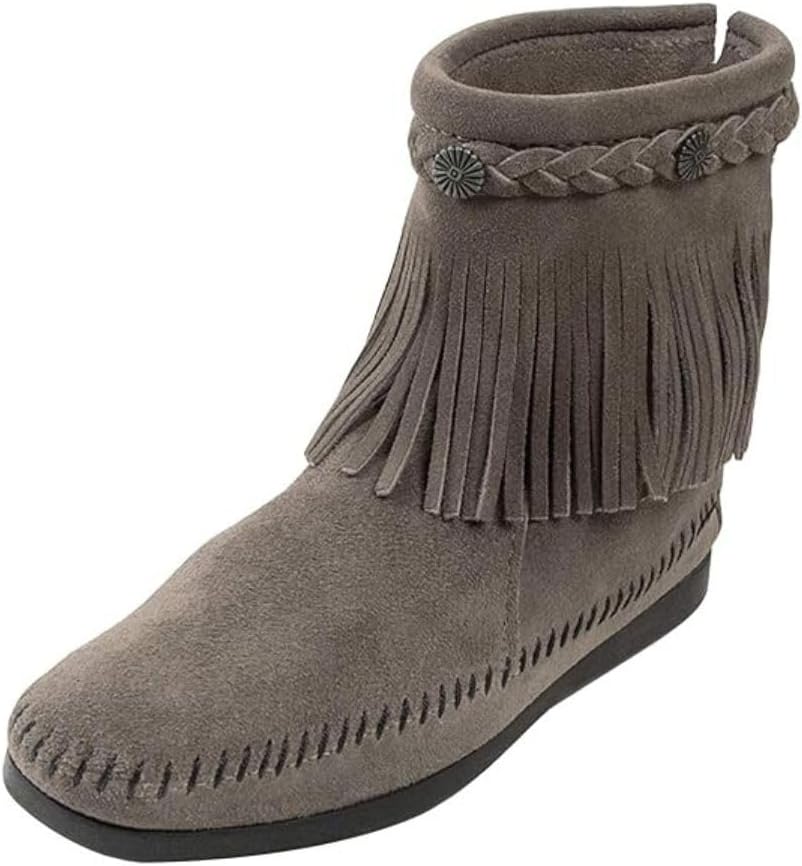 Minnetonka Women's High Top Back Zip Boots