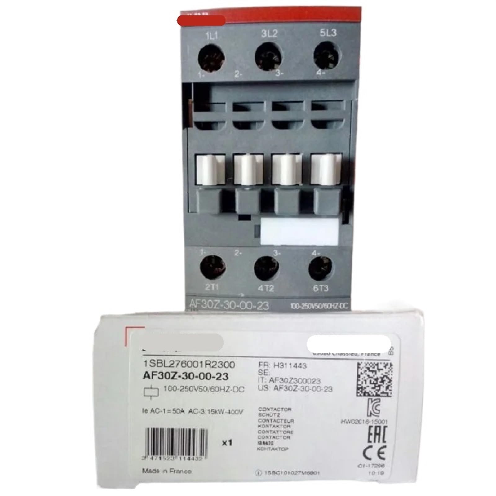 JJHQOKYNA AF30Z-30-00-21 AF30Z-30-00-23 3-ploe Contactors AF AC/DC 50HZ/60HZ DC 20V~250V 30A 15kw(AF30Z-30-00-21)