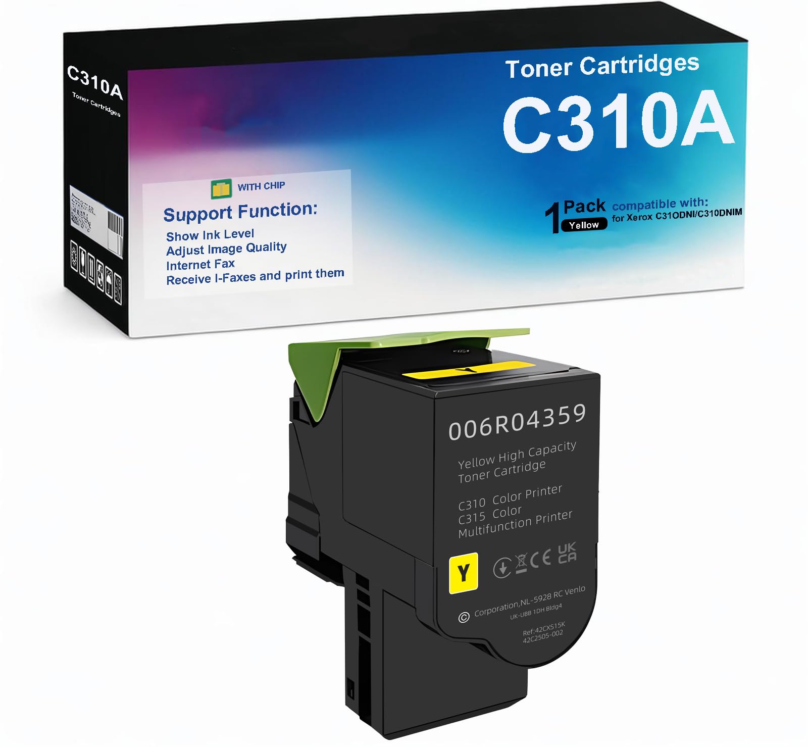 Cartouche C310A Haute Capacité 2000 Pages pour Xerox C315A