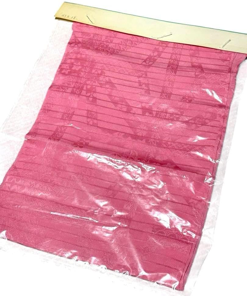 帯揚げ ピンク 夏向き 絽 絹100％