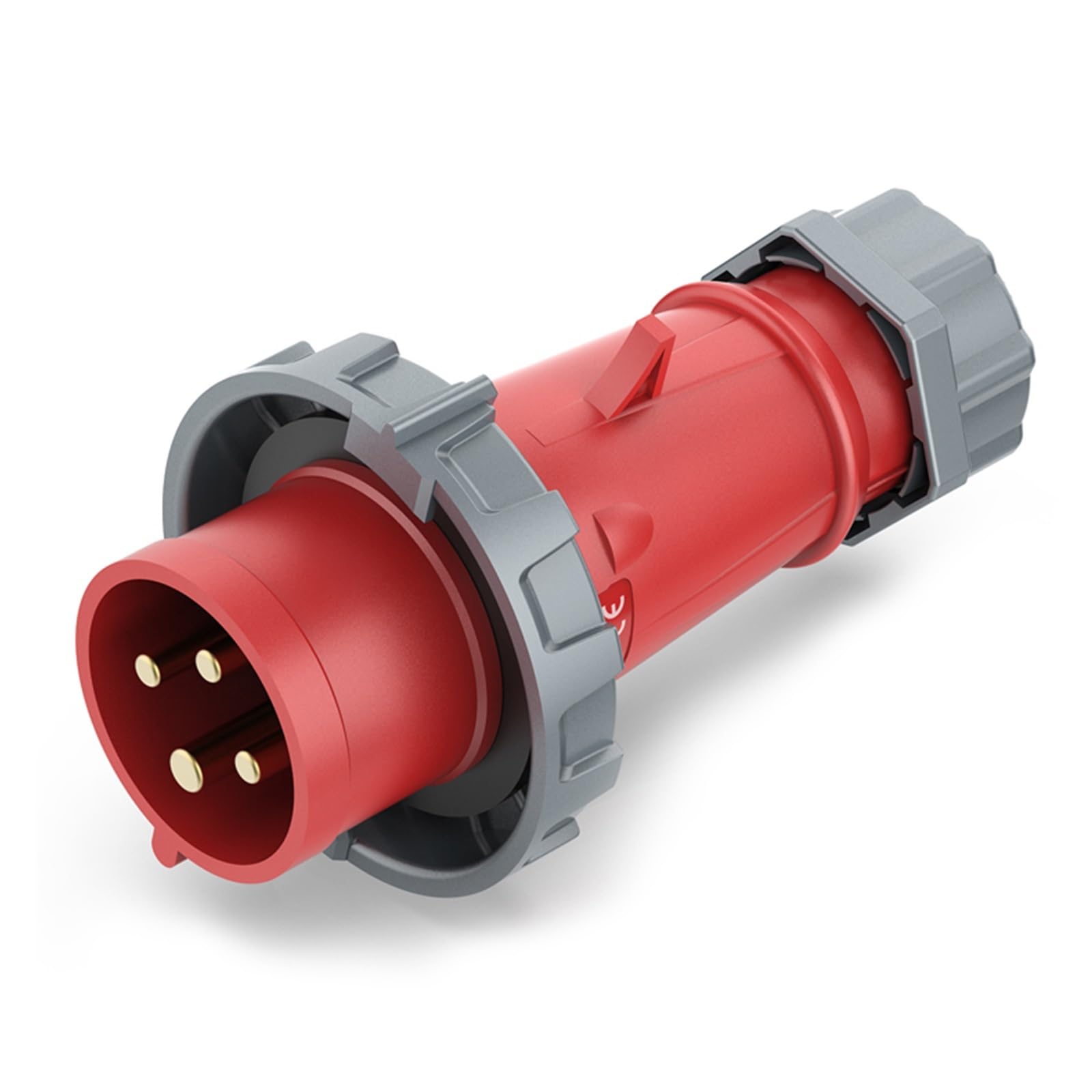 Enchufe industrial IP67 de 4 polos y 16A para conexiones eléctricas seguras