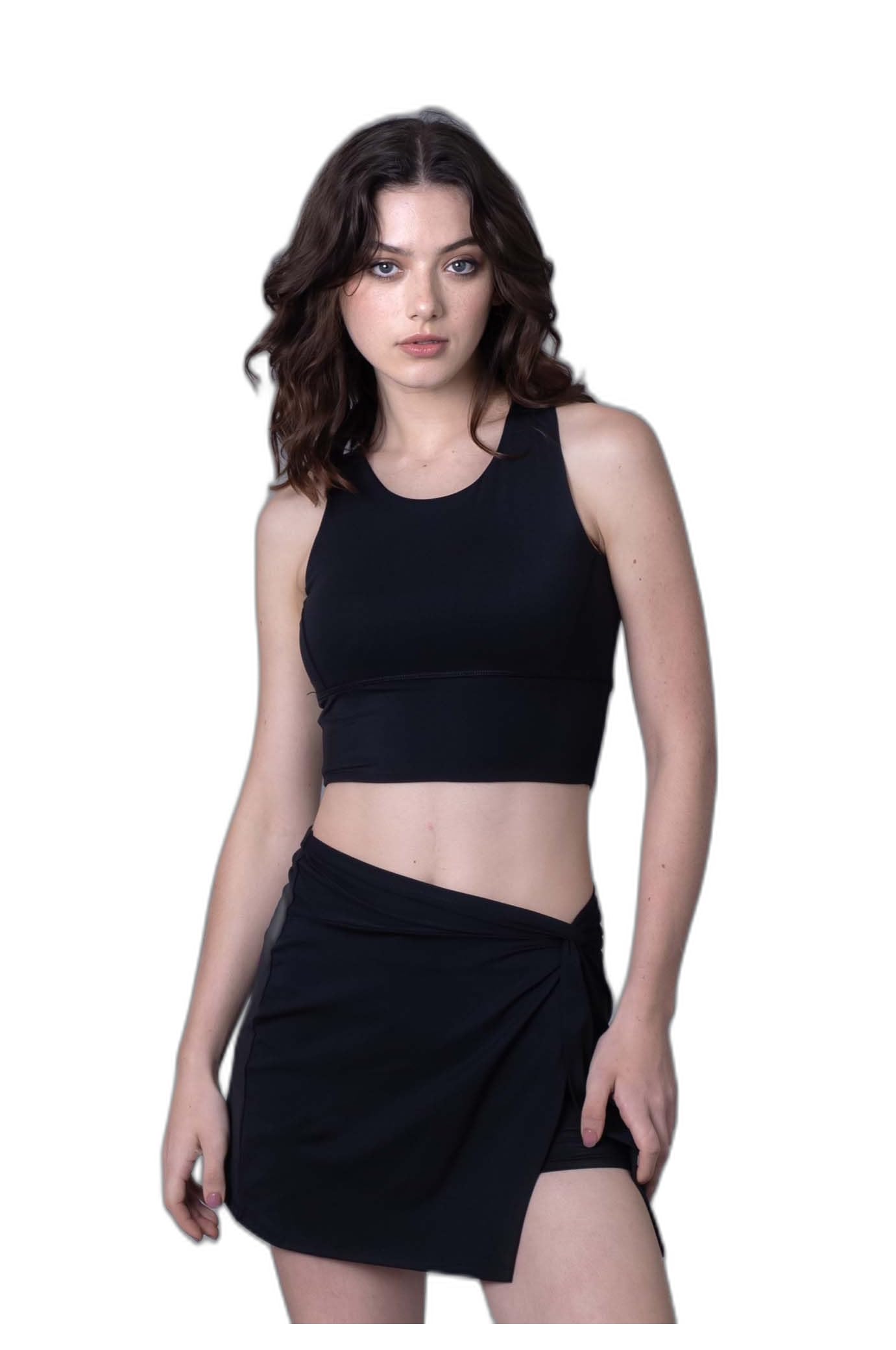 Women's 3 Piece Swim Set Top and Swimskirt with Boy Short |Swimming Suit for Women-image-12