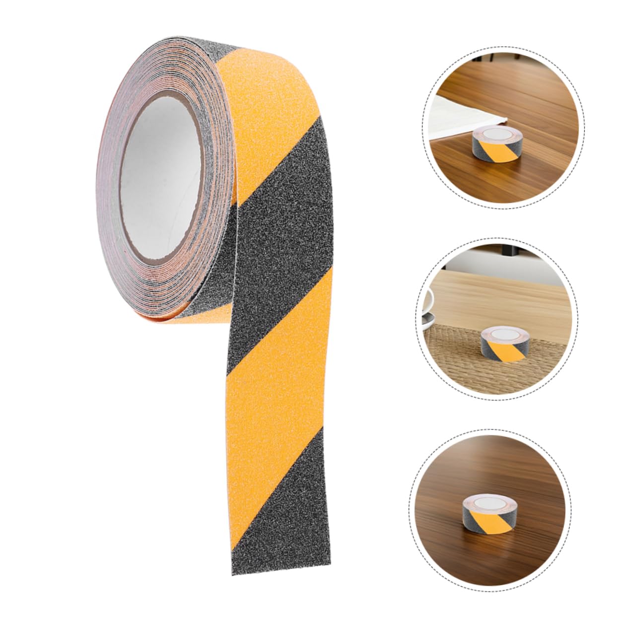 Rutschhemmendes Band aus Pvc, 2 Rollen, 10m X 50mm, Strukturiert | Selbstklebende Rückseite, Wetterbeständig, für Treppenstufen und Böden