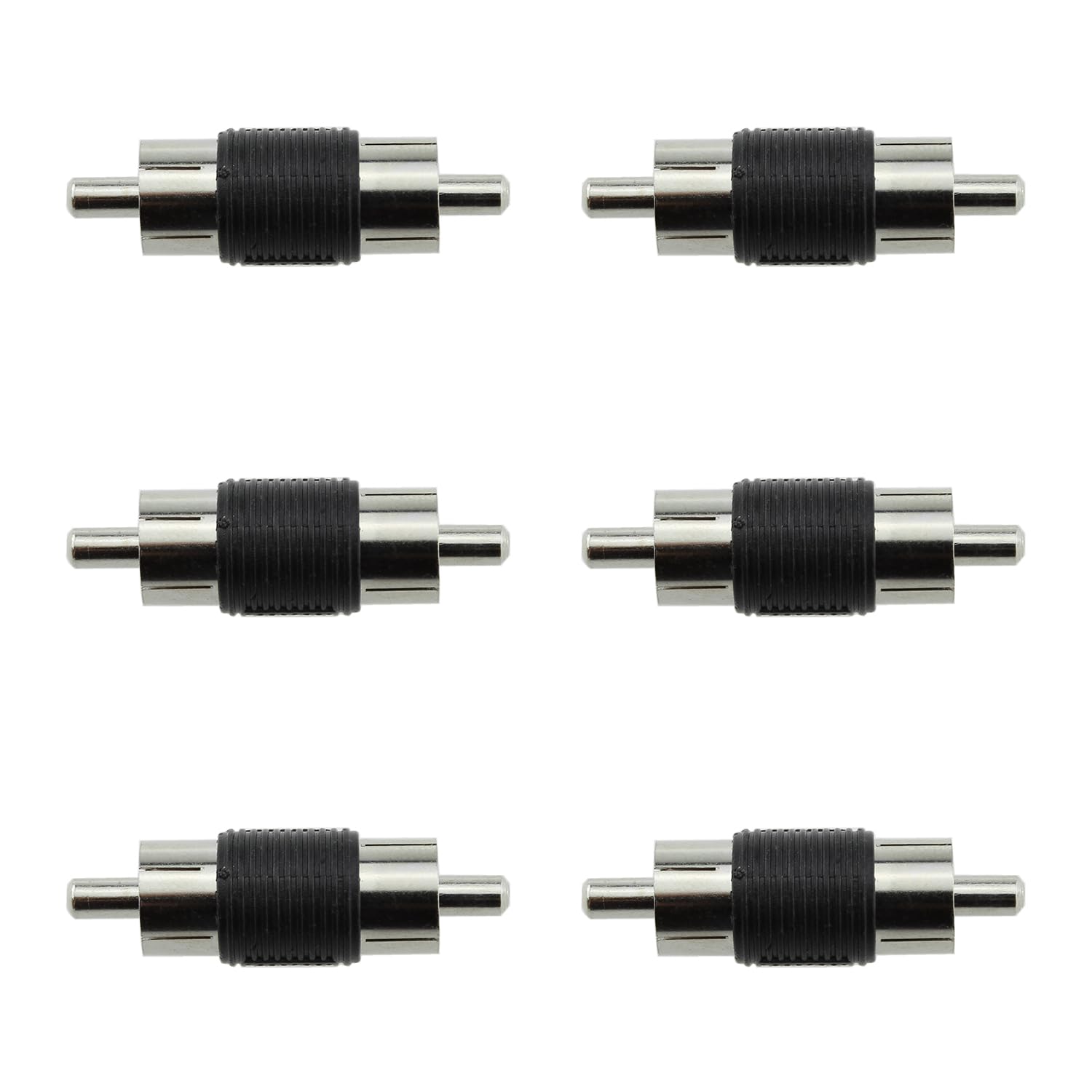 Cable De Audio Rca Macho A Macho, Negro/6 In/2 Pack | Cuotas Sin Interés