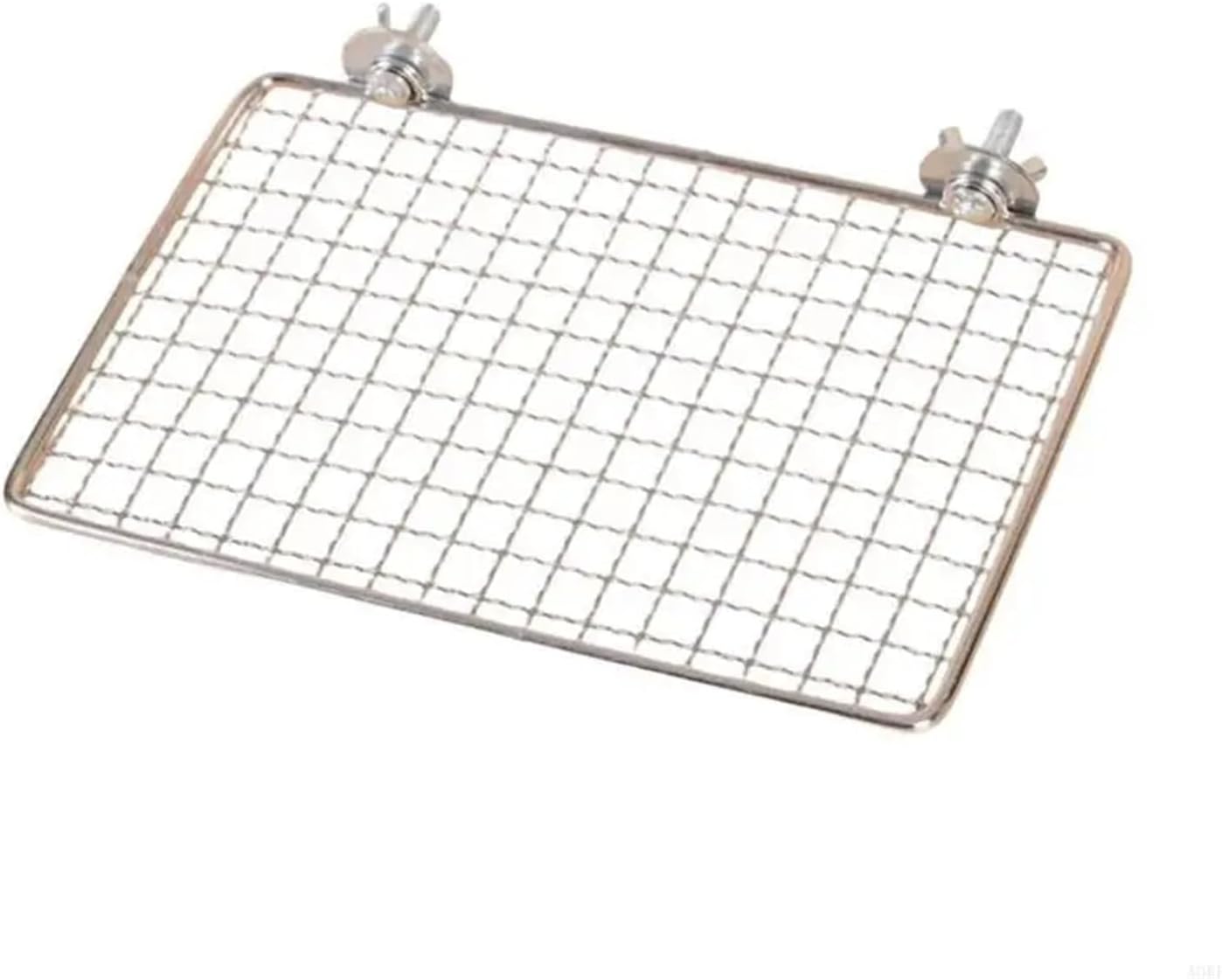 6 Pcs Easy Installation Stainless Steel Bird Perch Platform for Parrots and Other A0KF(Small)