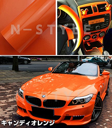 Amazon.co.jp: カーラッピングシート152cm×30cmキャンディ