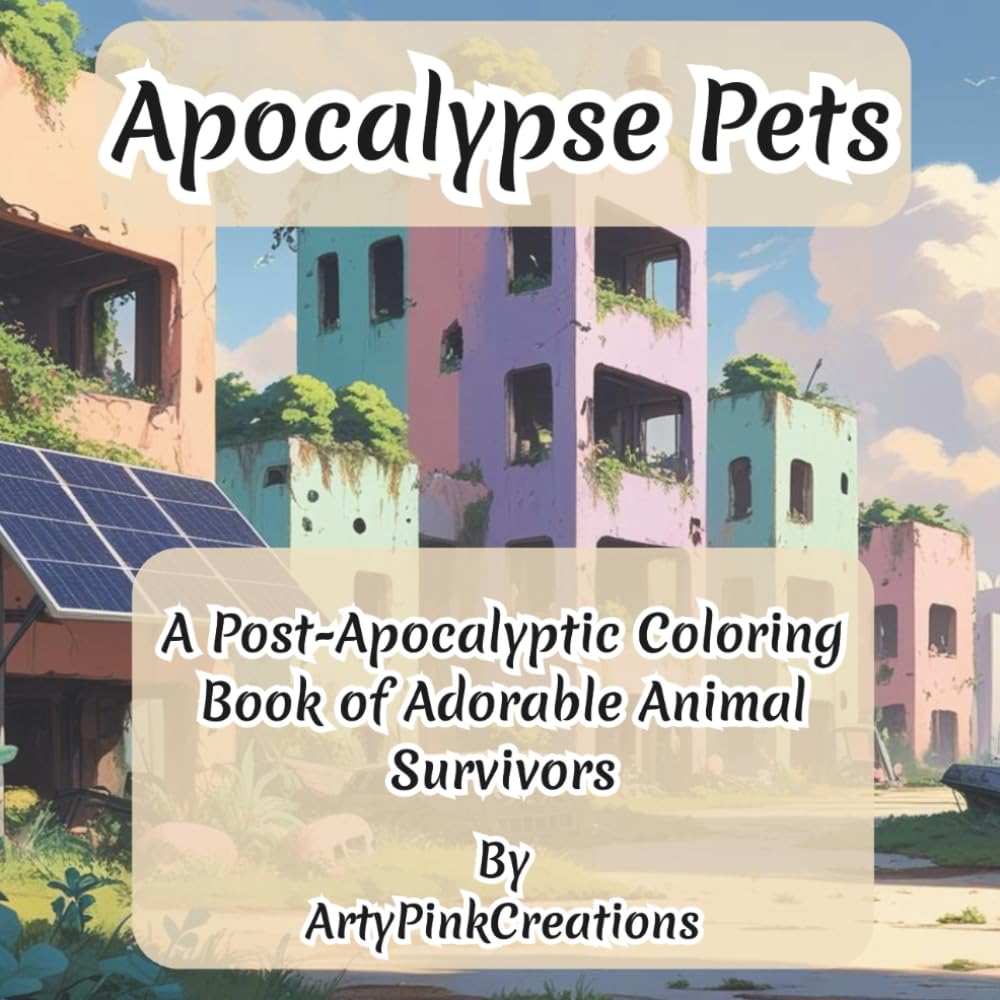 Apocalypse Pets: A Post-Apocalyptic Colouring Book of Adorable Animal Survivors: Wholesome Creatures, Mutant Cuteness & Cozy Chaos to Colour at the End of the World