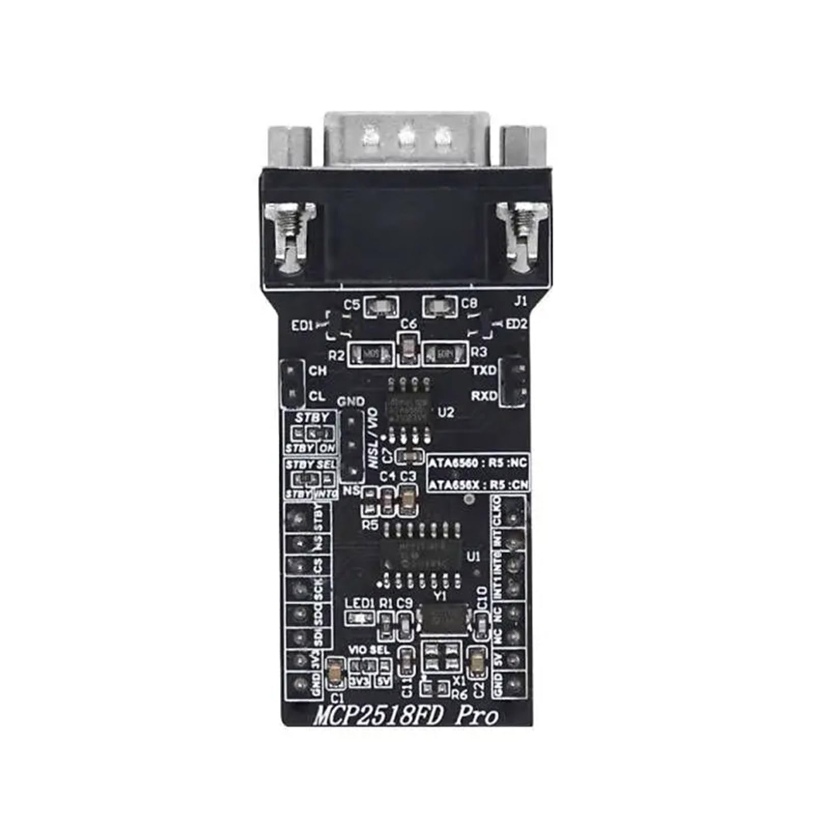 Produktbild von MCP2518FD SPI-CANFD Modul – Für Klassisches CAN & CANFD, Max. 8 MBit/s, Geringer Stromverbrauch, Kompakt, Für Auto & Industrie