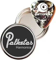 Kit 5 Palhetas Harmonics Extra Heavy 1,5mm + Lata Porta Palheta