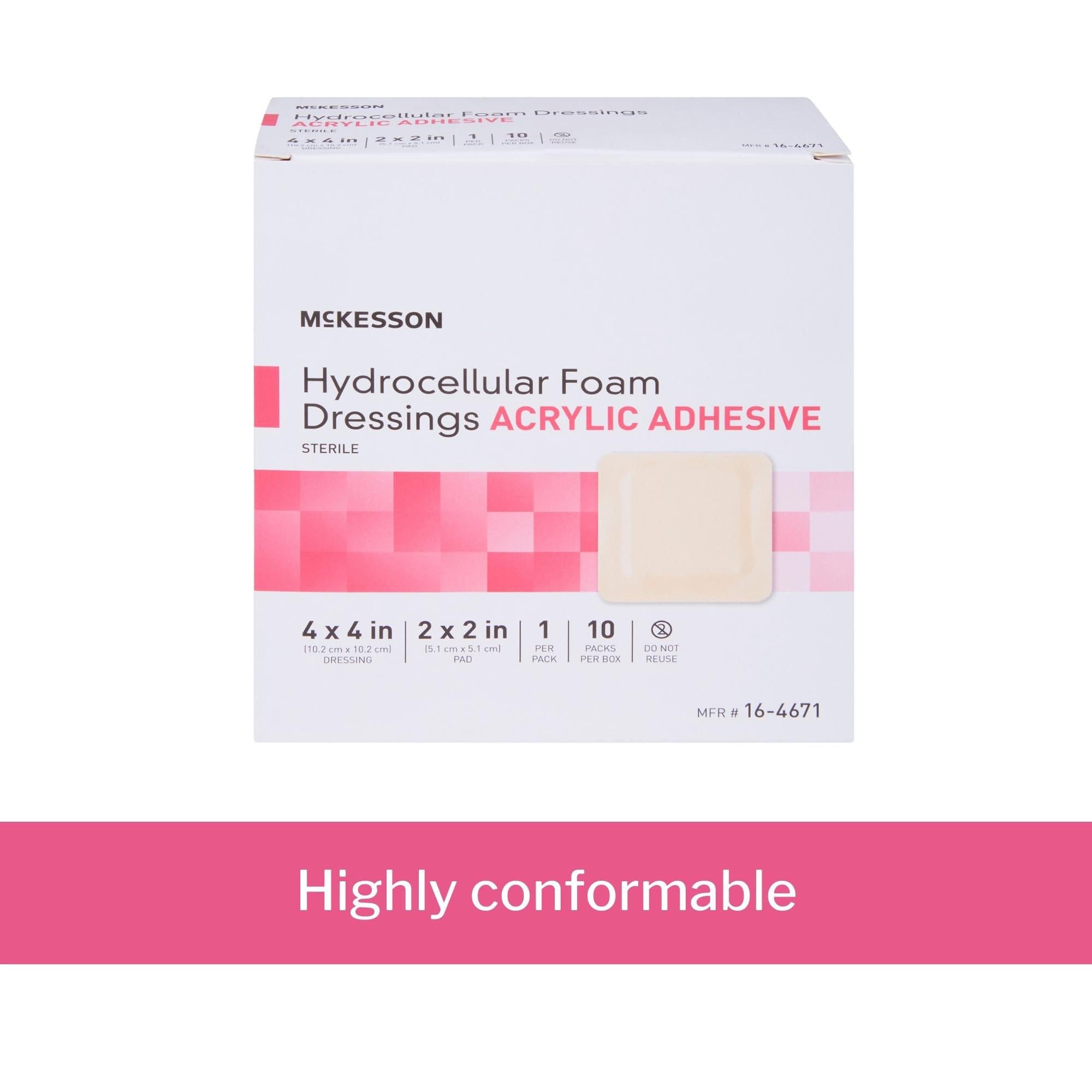 Amazon.com: McKesson Hydrocellular Foam Dressings, Adhesive Border